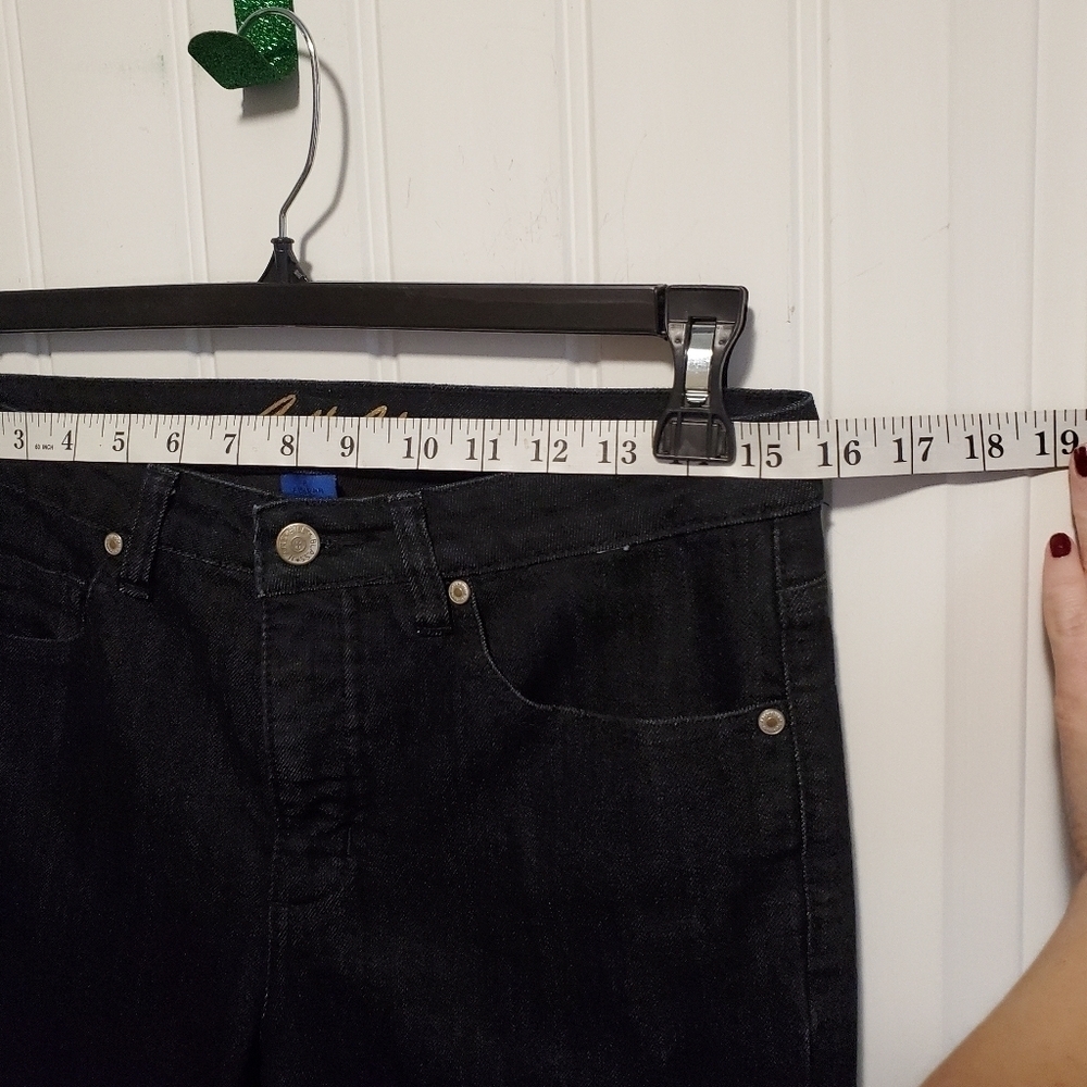 Bill Blass Stretch Bootcut Dark Jeans Size 6 - Picture 5 of 6